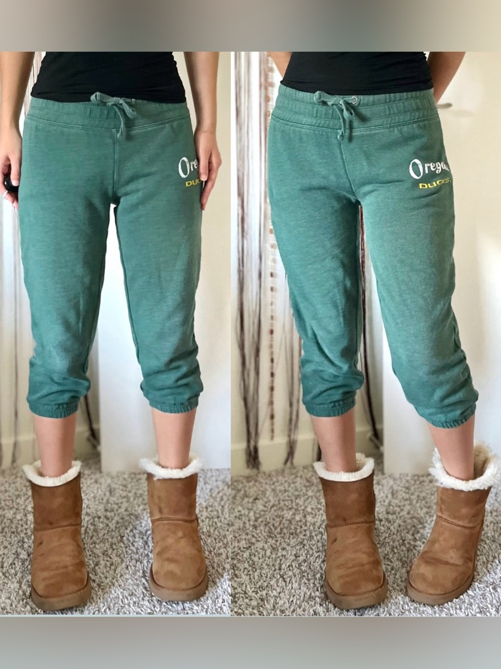 oregon ducks capri sweatpants
